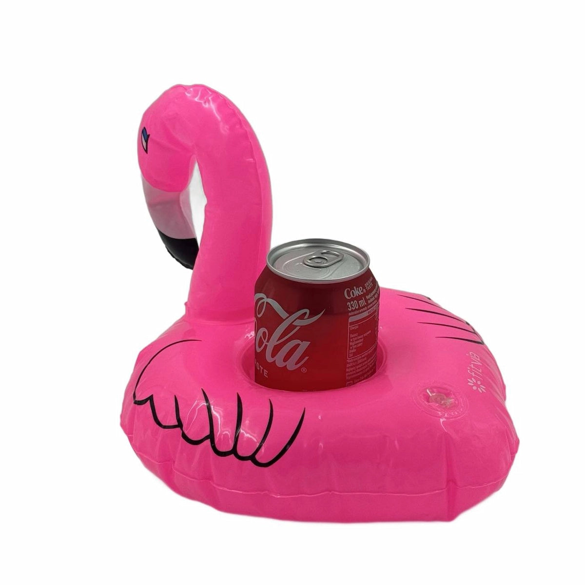 Fitvia Aufblasbarer Flamingo-Getränkehalter für den Pool