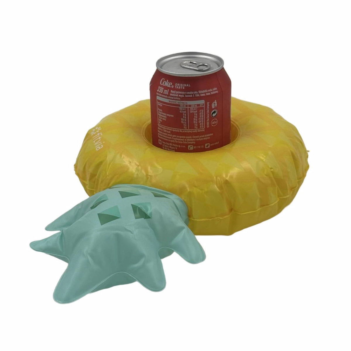 Fitvia Dmuchany Ananas do Basenu Na Napój
