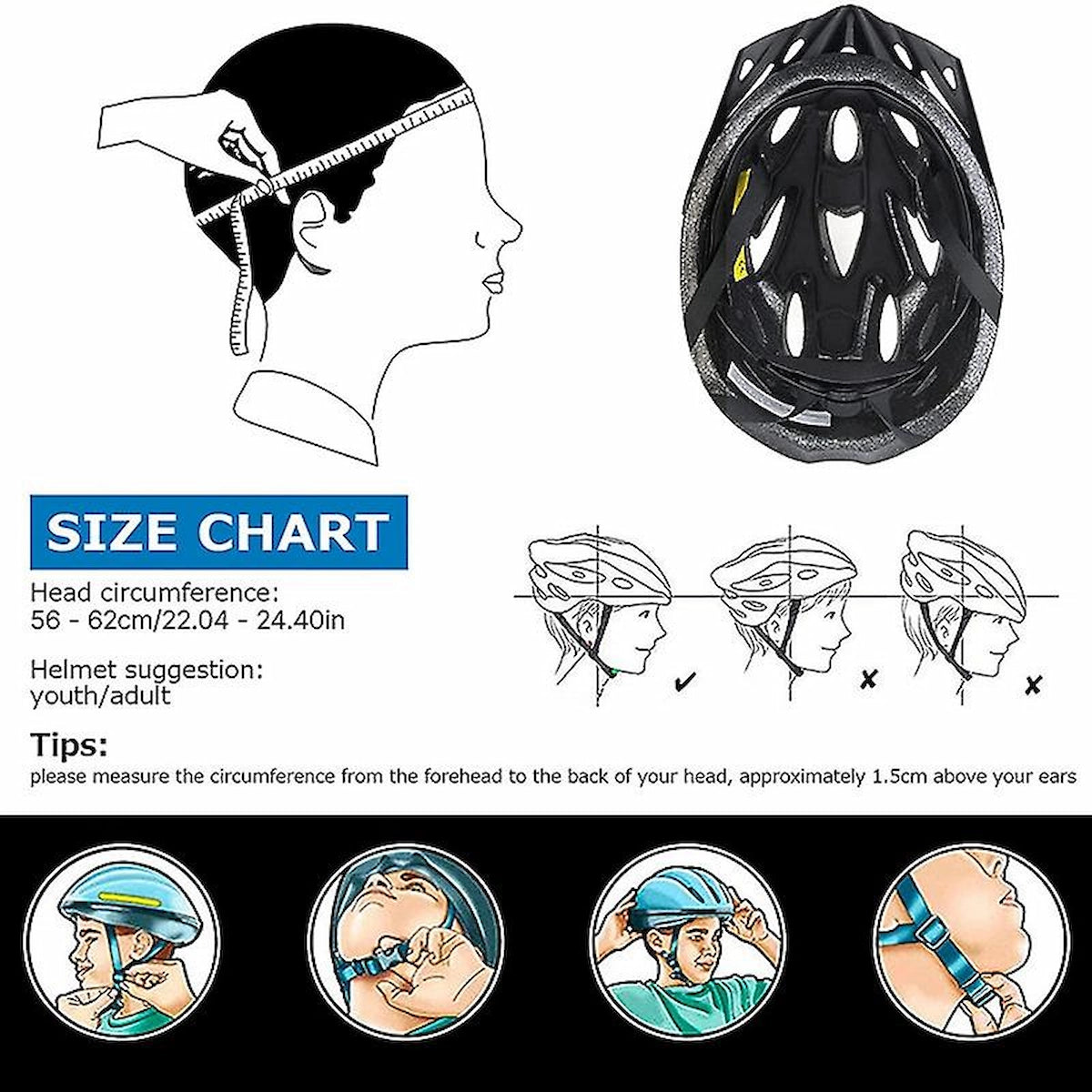 LIVLOV Fahrradhelm – 4 Farben zur Auswahl