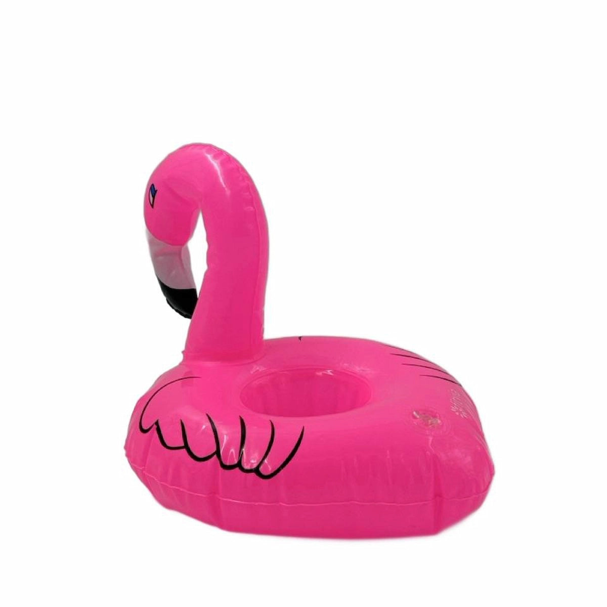 Fitvia Aufblasbarer Flamingo-Getränkehalter für den Pool