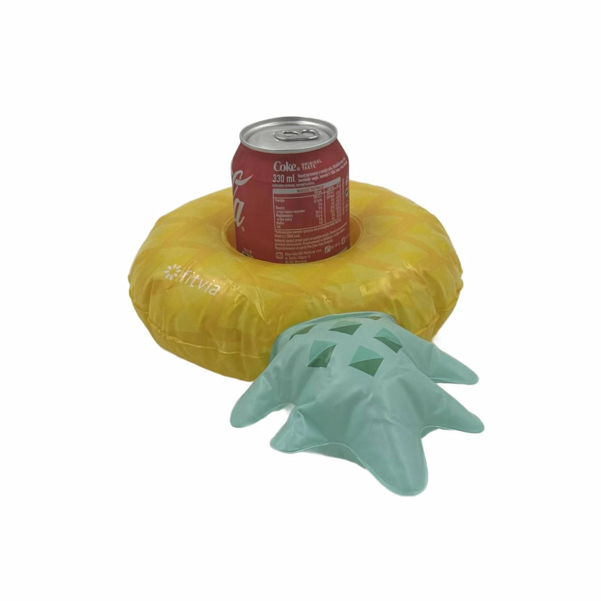 Fitvia Dmuchany Ananas do Basenu Na Napój
