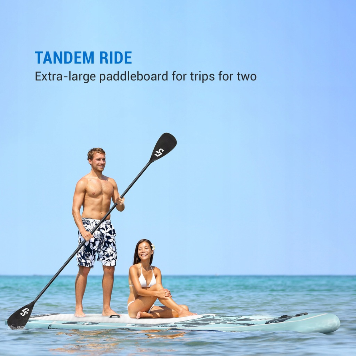 Capital Sports Kipu Allrounder Tandem SUP 457 cm – 2-Personen SUP Board