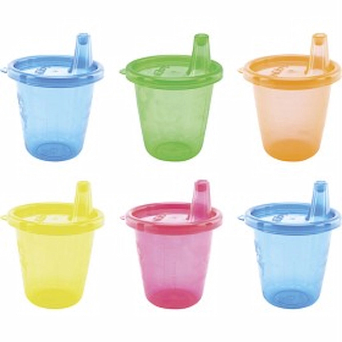 NUBY 6 Stück Trinkbecher 210 ml